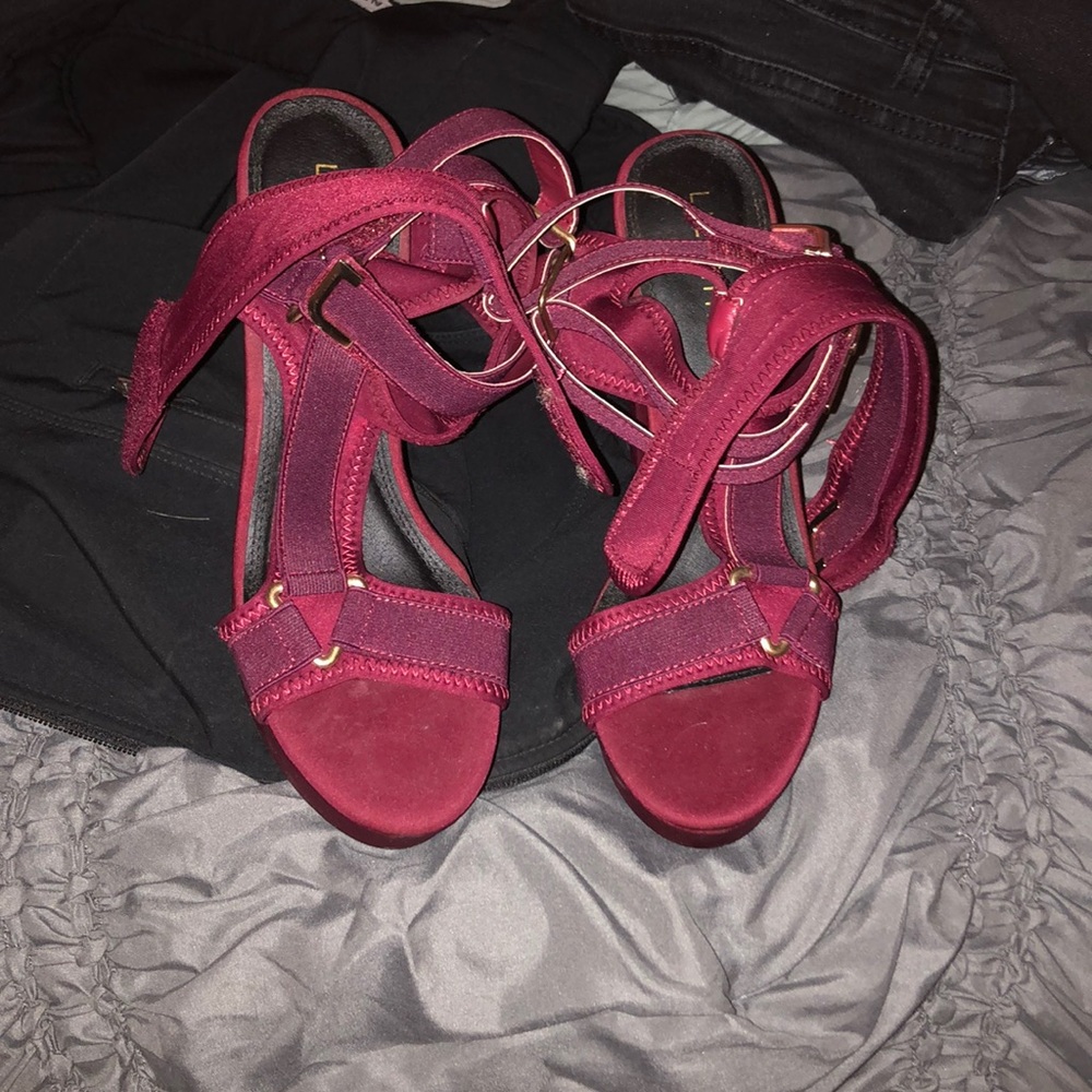 Burgundy Heels